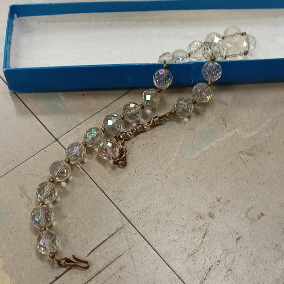 Antique crystal necklace - Picture 5 of 5